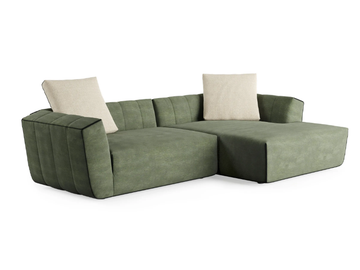 DOLCE VITA - Fabric sofa with chaise longue by Liu Jo Living Collection - view 3